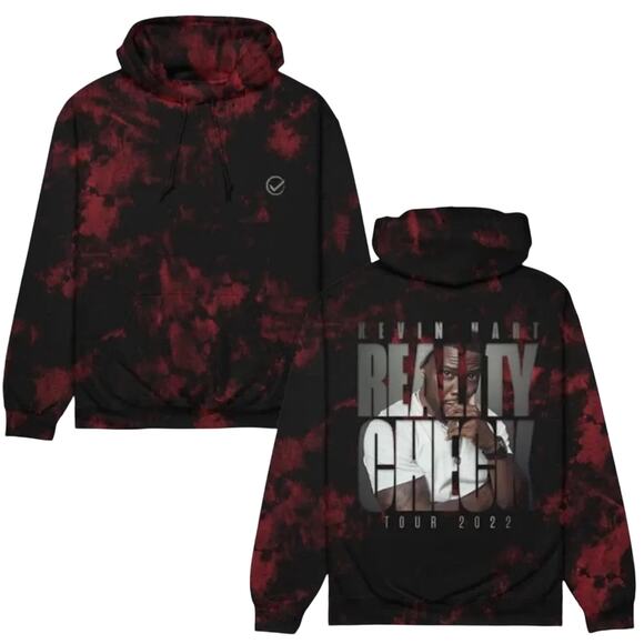 Kevin Hart Reality Check Tour 2023 Tie Dye Hoodie, Size 2XL, New without Tag - Picture 1 of 6